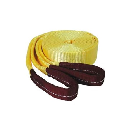 Integrated Supply Network K-Tool 73810 15,100 Lb. Capacity Tow Strap 20' x 2" with Looped Ends KTI-73810